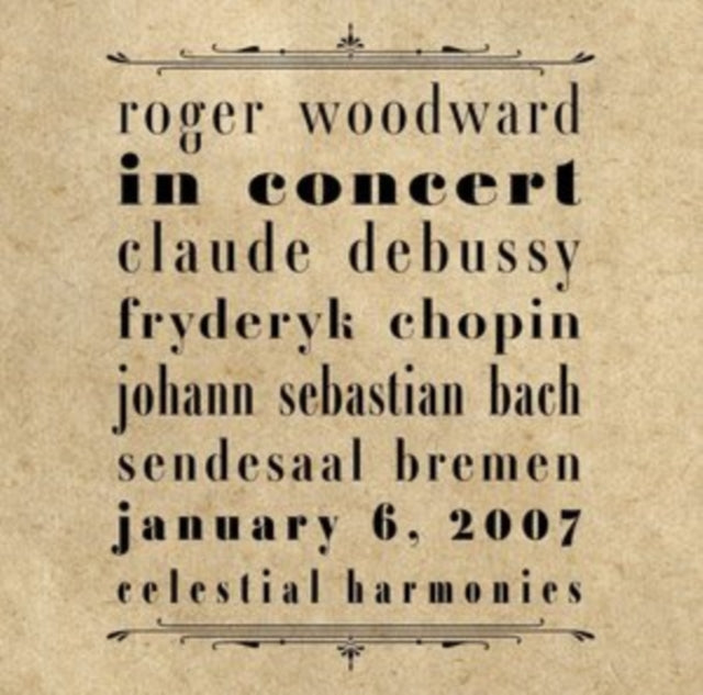 Roger Woodward - Roger Woodward In Concert (CD)