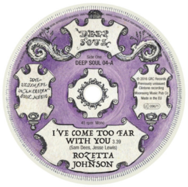Rozetta Johnson - I’Ve Come Too Far With You (Vinyl)
