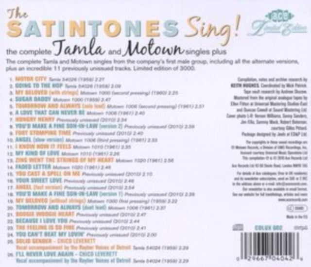 Satintones - Sing The Complete Tamala (CD)