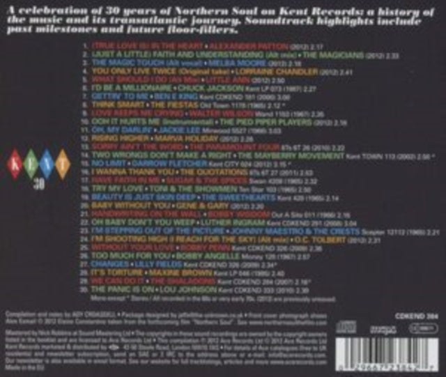 Various Artists - Kent 30 - Best Of Kent Northern 1982-201 (CD)