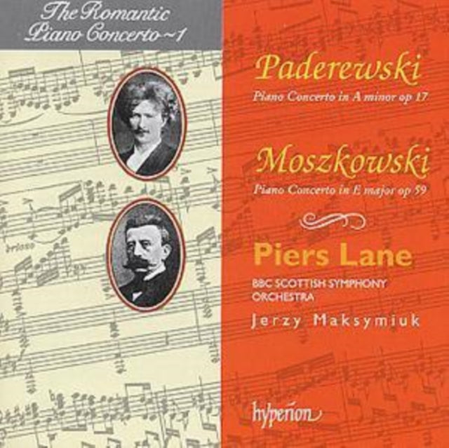 Piers Lane / Jerzy Maksymiuk: Bbc Scottish Symphony Orchestra - Moszkowski & Paderewski: Piano Concertos (CD)
