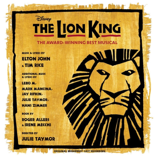 Various Artists - Lion King: Original Broadway Cast (Yellow/Black Splatter Vinyl) (Vinyl)
