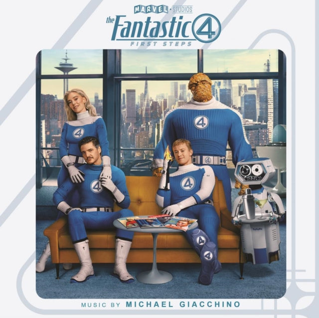 Michael Giacchino / Andrea Datzman - Fantastic Four: First Steps Main Theme / Let Us Be Devoured (Blue Vinyl) (Vinyl Single)