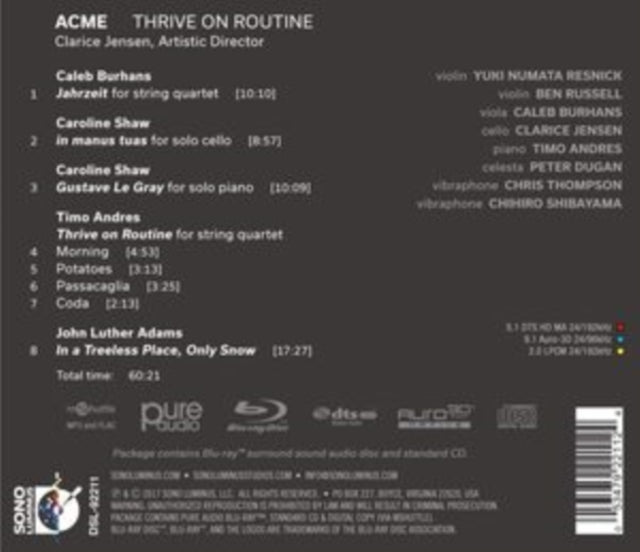 American Contemporary Music - Thrive On Routine Acme (CD)