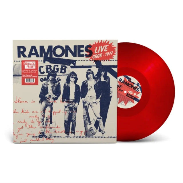 Ramones - Live At Cbgb. 1977 (Red Vinyl) (Rsd 2025) (Vinyl)
