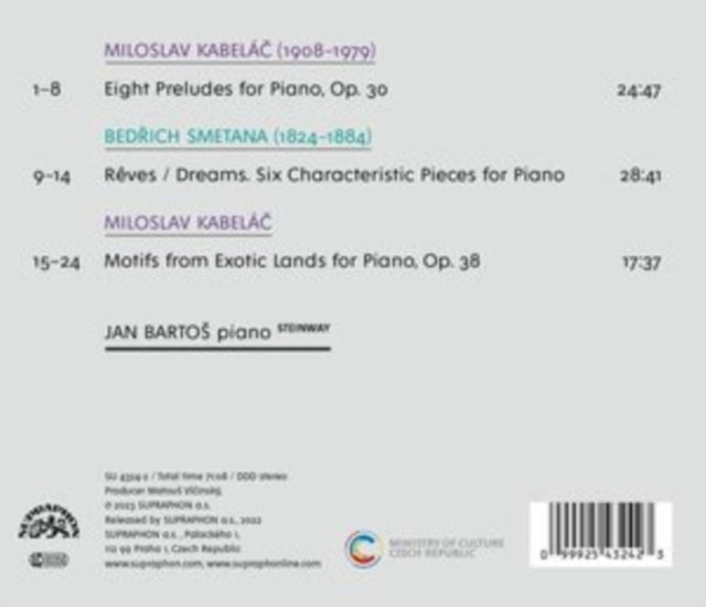 Jan Bartos - Eight Preludes / Motifs From Exotic Lands (CD)