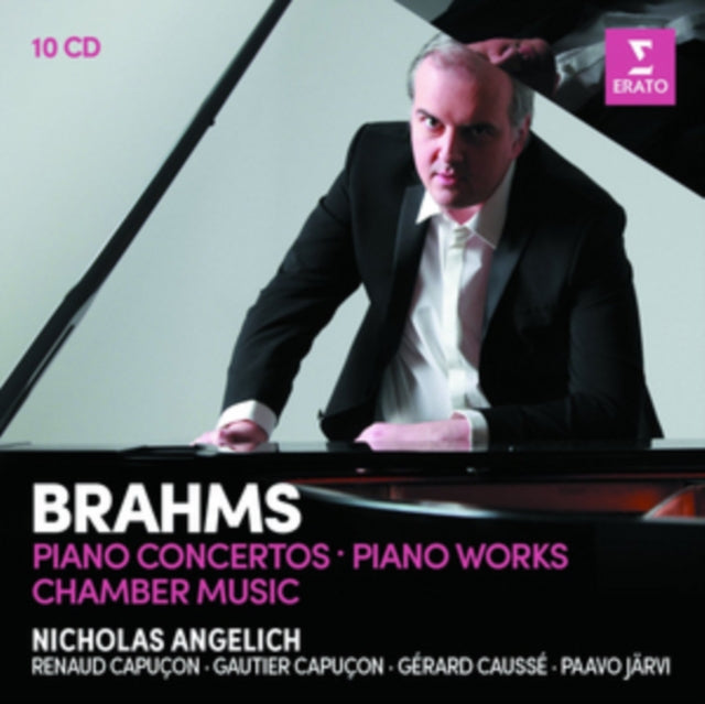 Nicholas Angelich / Renaud Capucon / Gautier Capucon / Paavo Jarvi - Brahms: Piano Concertos. Piano Works. Violin Sonatas. Piano Trios. Piano Quartets (Budget Box Sets) (CD Box Set)