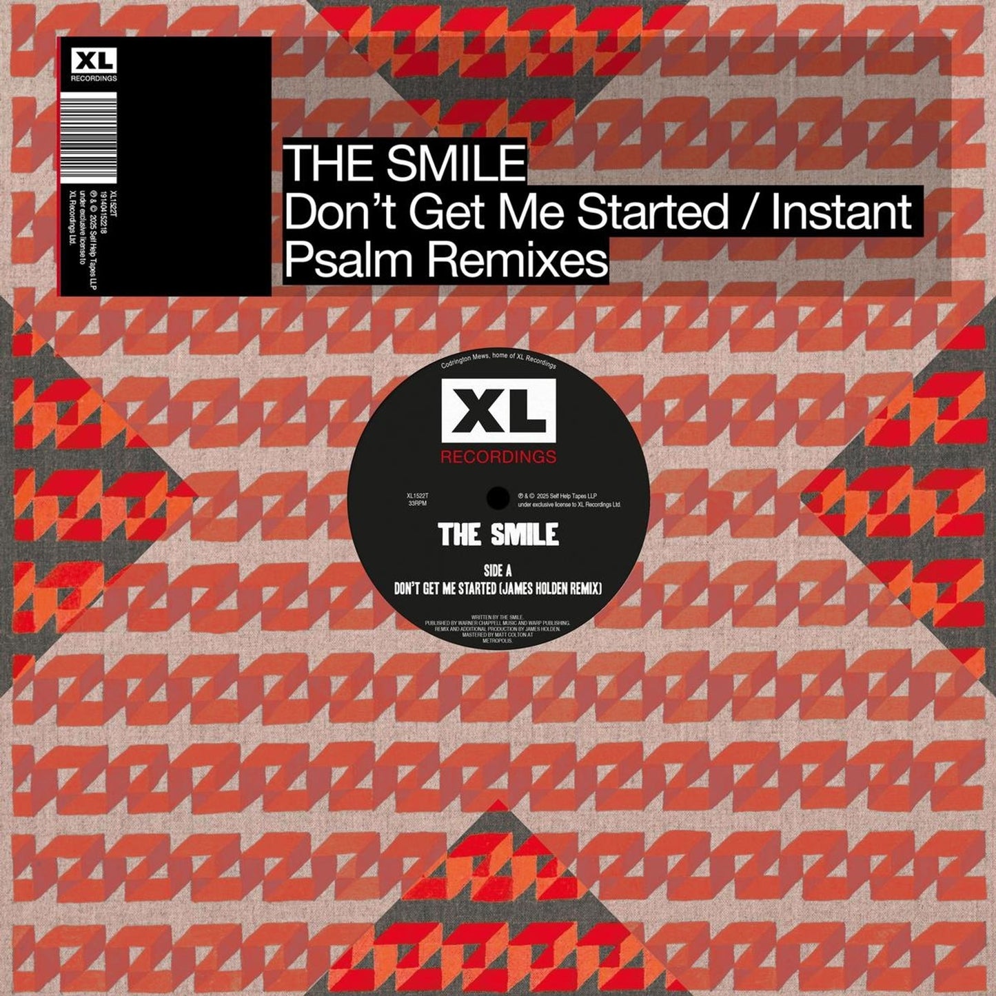 Smile - Dont Get Me Started / Instant Psalm The Remixes EP (Vinyl)