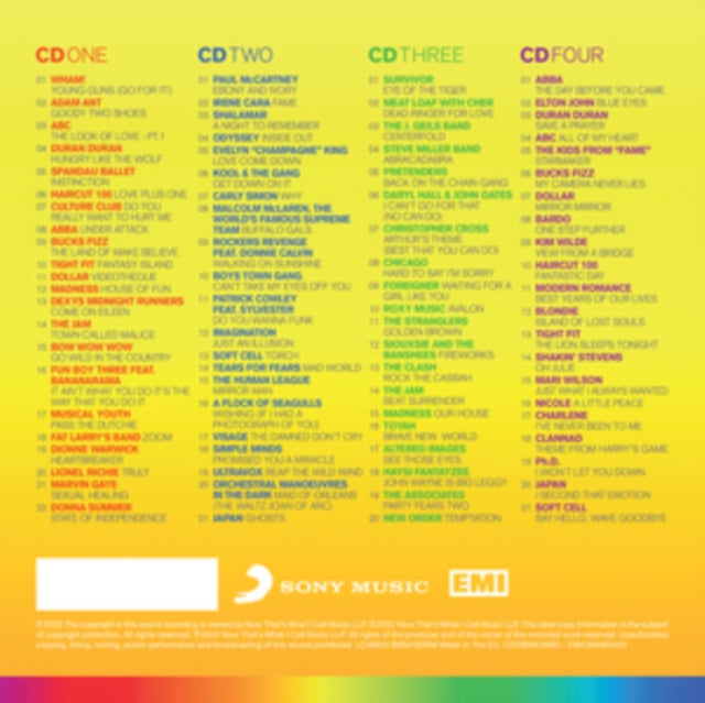 Various Artists - Now - Yearbook 1982 - 4 CD Set (CD)