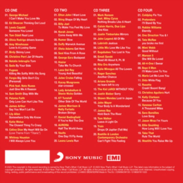 Various Artists - Now Thats What I Call A Love Song (CD)
