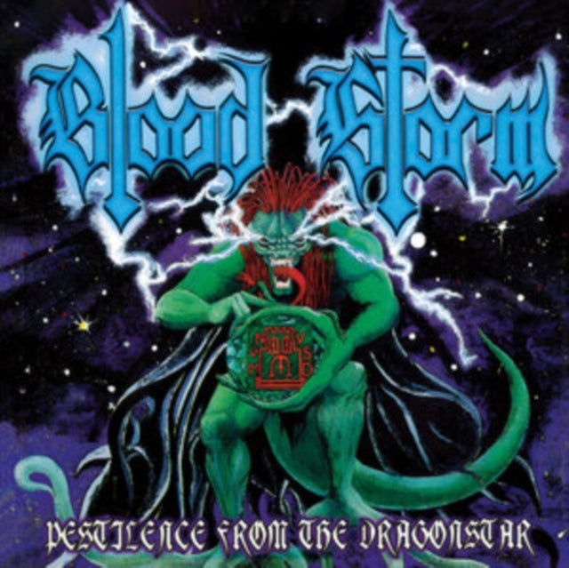 Blooid Storm - Pestilence From The Dragon Star (Blue/Green/Black Swir/White Splatter Vinyl) (Vinyl)