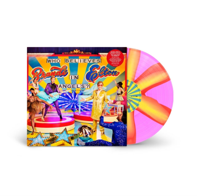 Elton John / Brandi Carlile - Who Believes In Angels? (Pink Spiral Vinyl) (Indies) (Vinyl)