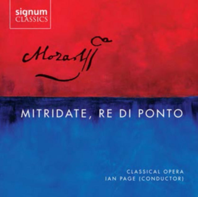 Classical Opera / Page - Mozart Mitridate Re Di Ponto (CD)