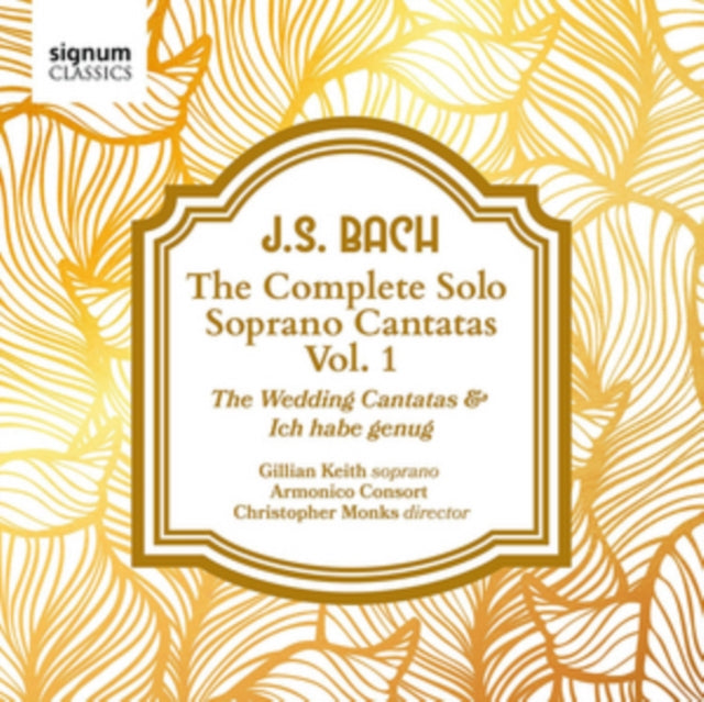 Gillian Keith & Armonico Consort - Cantatas For Solo Soprano 1 (CD)