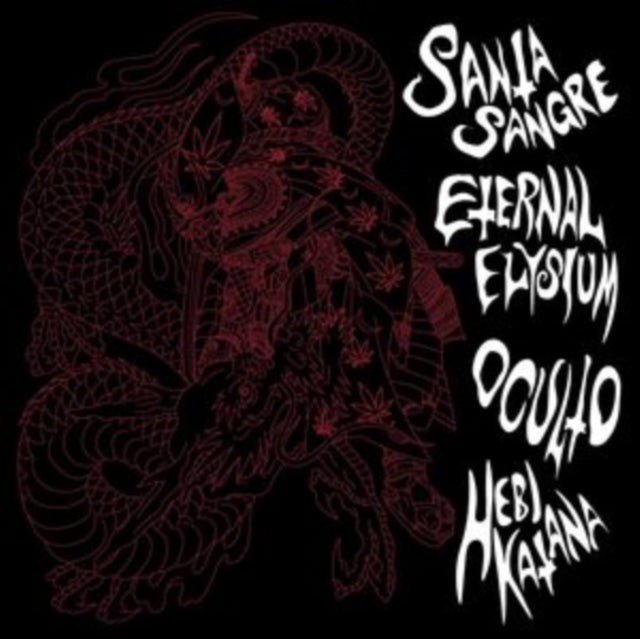 Santa Sangre & Eternal Elysium & Oculto & Hebi Katana - Split (Green Marbled Vinyl) (Vinyl)