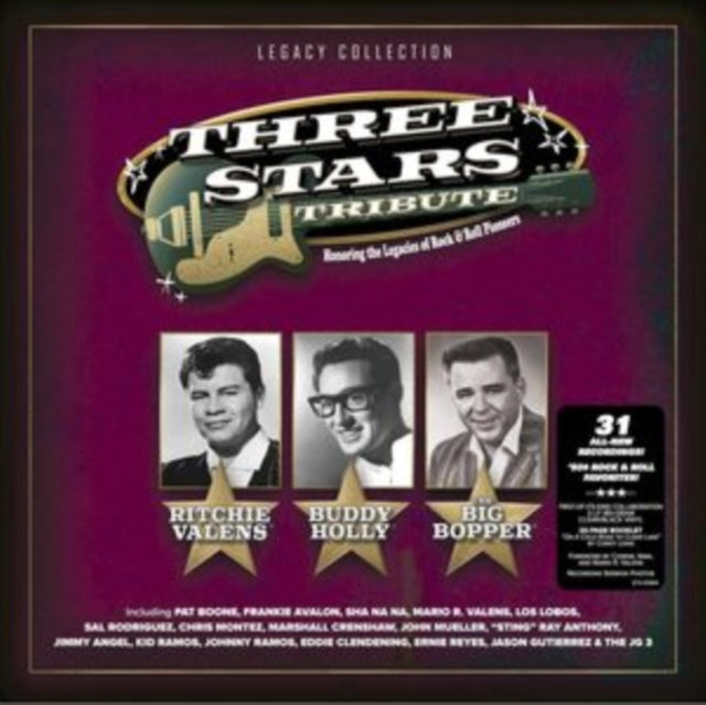 Pat Boone - Three Stars Tribute (Clear/Black Vinyl) (Vinyl)