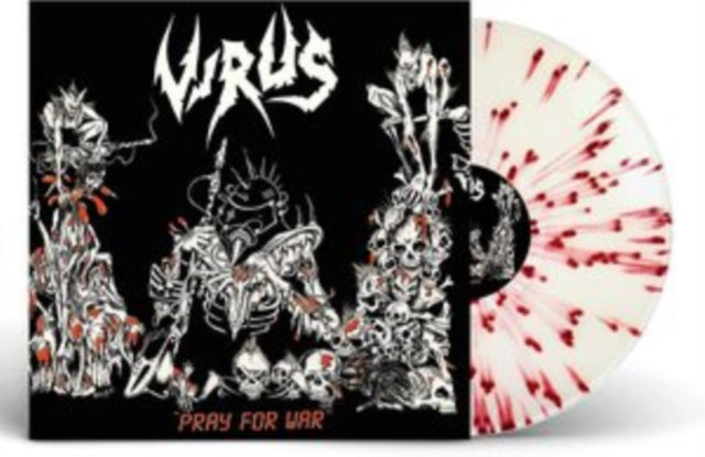 Virus - Pray For War (White/Red Splatter Vinyl) (Vinyl)