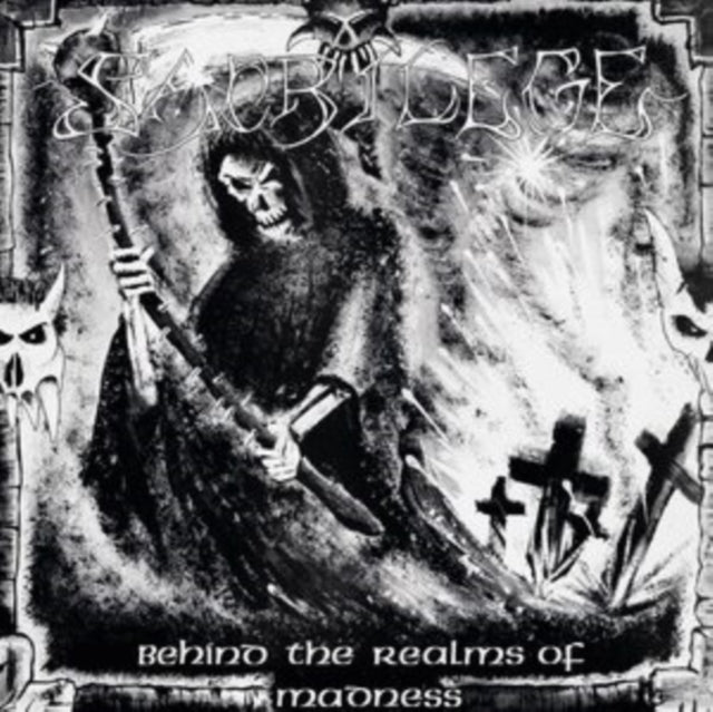 Sacrilege - Behind The Realms Of Madness (White/Black Splatter Vinyl) (Vinyl)