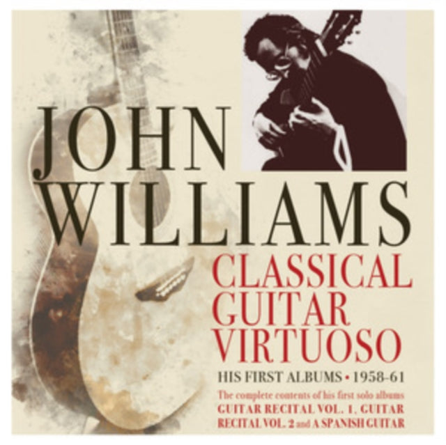 John Williams Classical Guitar Virtuoso: Early Years 1958 61 (CD) (https://lasgo.dmmserver.com/media/640/08240463/0824046344221.jpg)