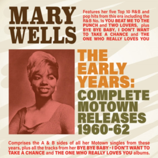 Mary Wells The Early Years: Complete Motown Releases 1960 1962 (CD) (https://lasgo.dmmserver.com/media/640/08240464/0824046440022.jpg)
