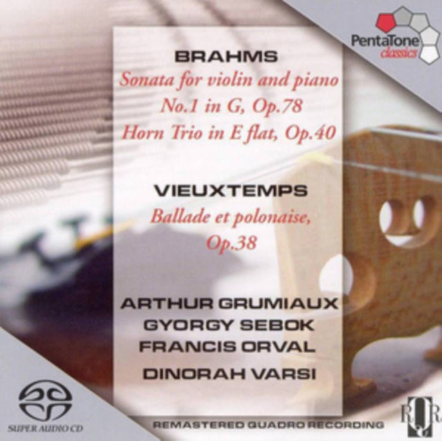 Arthur Grumiaux Et Al - J. Brahms / H. Vieuxtemps - Brahms Violin Sonata 1 In G Op. 78 / Vieuxtemps Balade & Polonaise Op.38 (SACD)