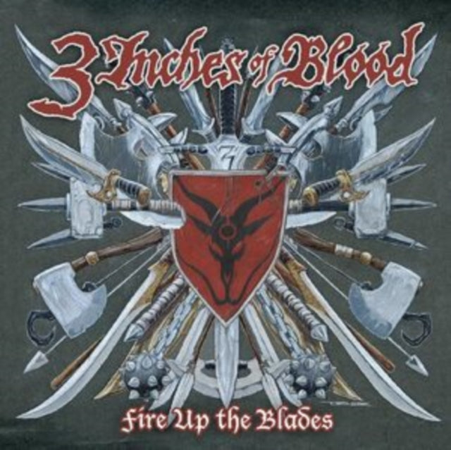 3 Inches Of Blood - Fire Up The Blades (Expanded Edition) (Crimson Fire Vinyl) (Vinyl)