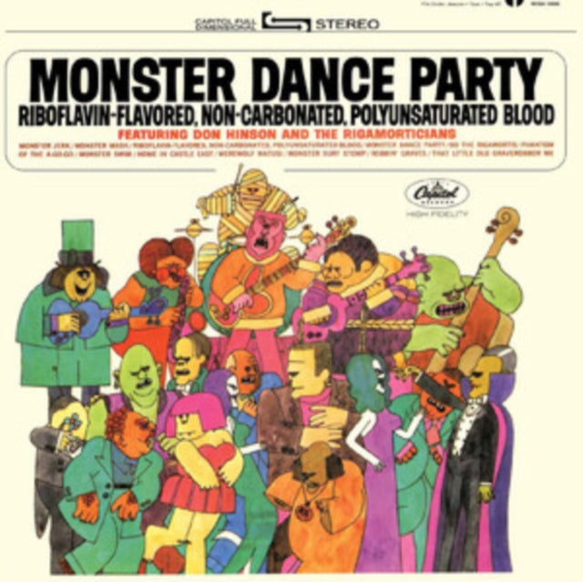 Don Hinson And The Rigamorticians - Monster Dance Party (Orange/Black Pumpkin Splatter Vinyl) (Vinyl)