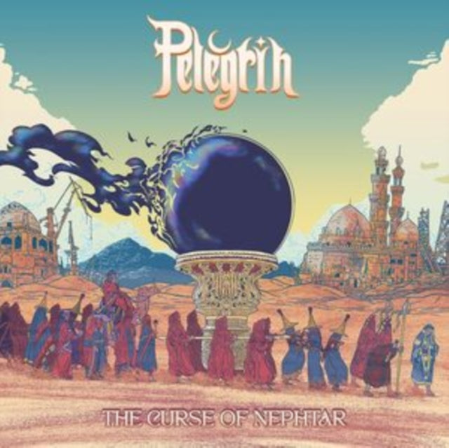 Pelegrin - The Curse Of Nephtar (Sea Blue W/Mustard Yellow. Burgundy & Opaque Black) (Vinyl)