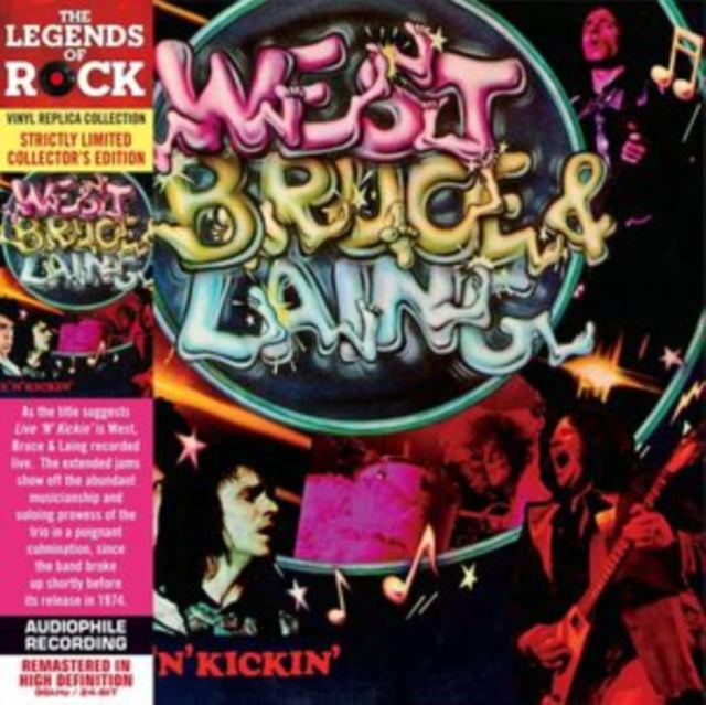 West. Bruce And Laing - Live N Kickin (CD)