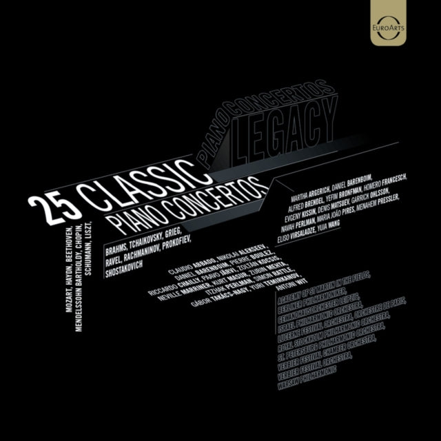 Various Artists - The 25 Best Known Piano Concertos (DVD Box Set)