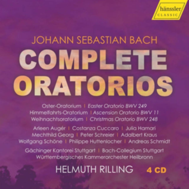 Rilling / Bach-Collegium St. - Johann Sebastian Bach: Complete Oratorios (CD)