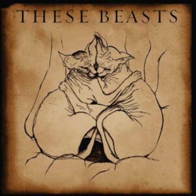 These Beasts - These Beasts (Clear Oxblood/Aqua Splatter Vinyl) (Vinyl)