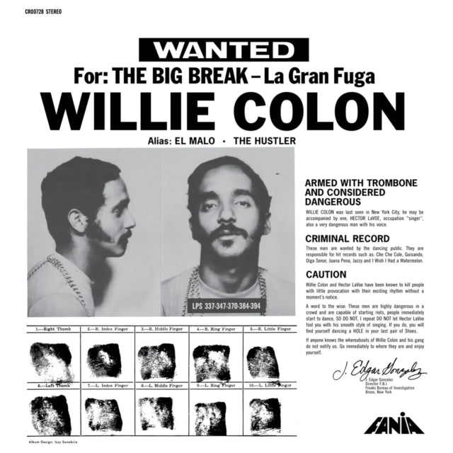 Willie Colon - La Gran Fuga (The Big Break) (Vinyl)
