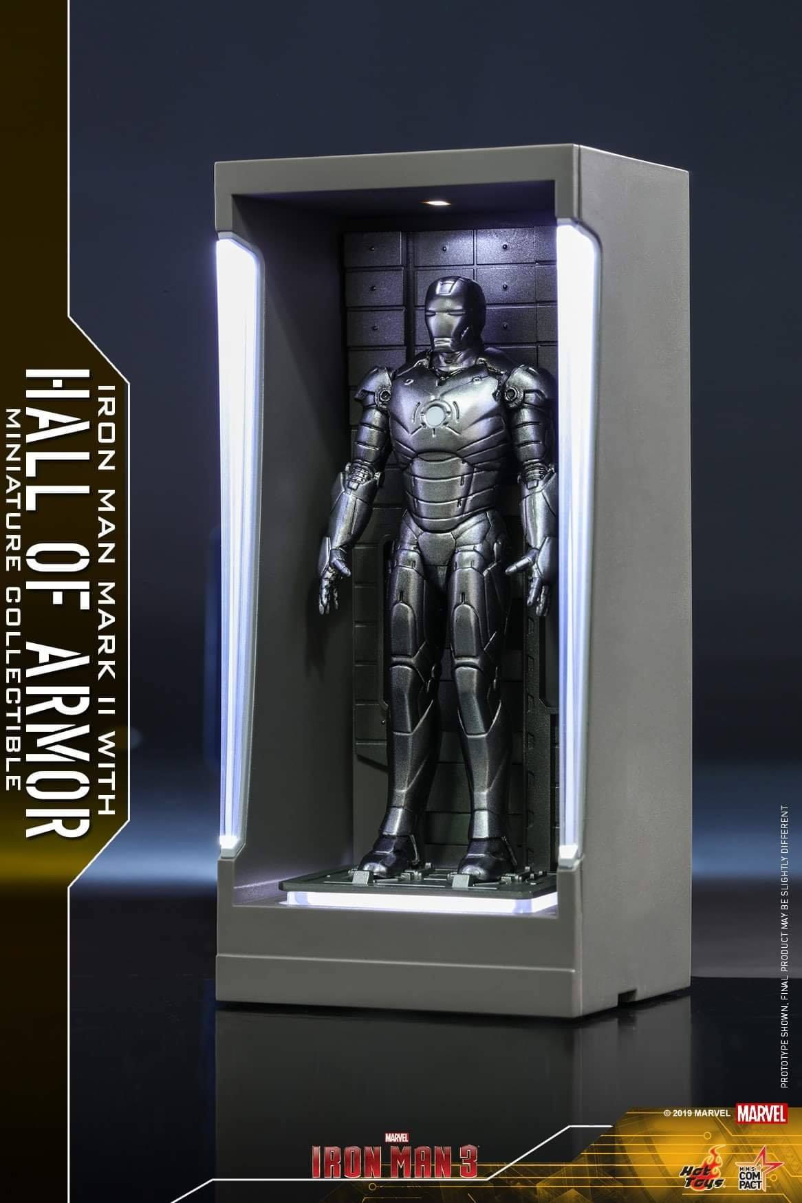 HotToys Marvel Miniature: Iron Man 3 (Mark 2 with Hall of Armor) (Figures)