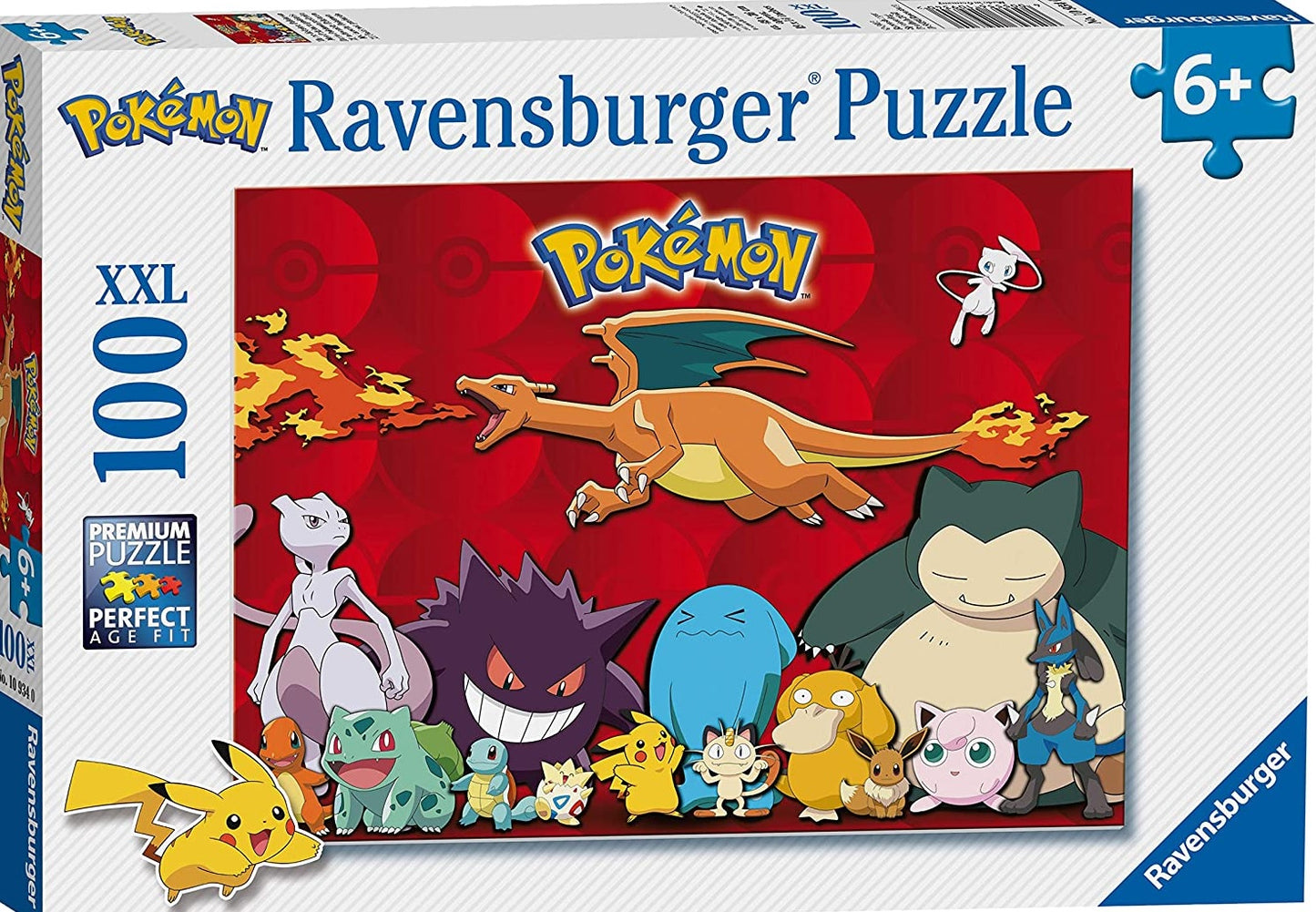 Ravensburger Puzzle - Pokemon XXL 100 Piece jigsaw puzzle Puzzle