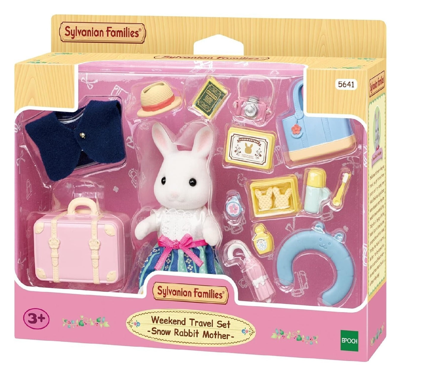 Sylvanian Families - Weekend Travel Set Snow Rabbit Mother