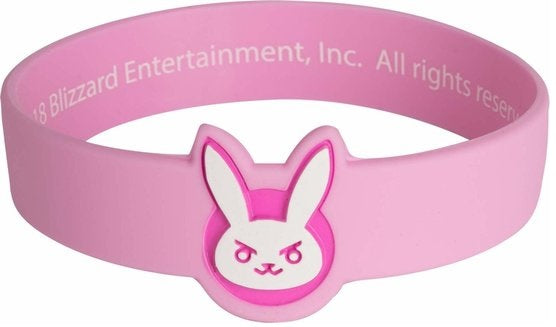 Overwatch - D.Va Rubber Band Bracelet (Pink)