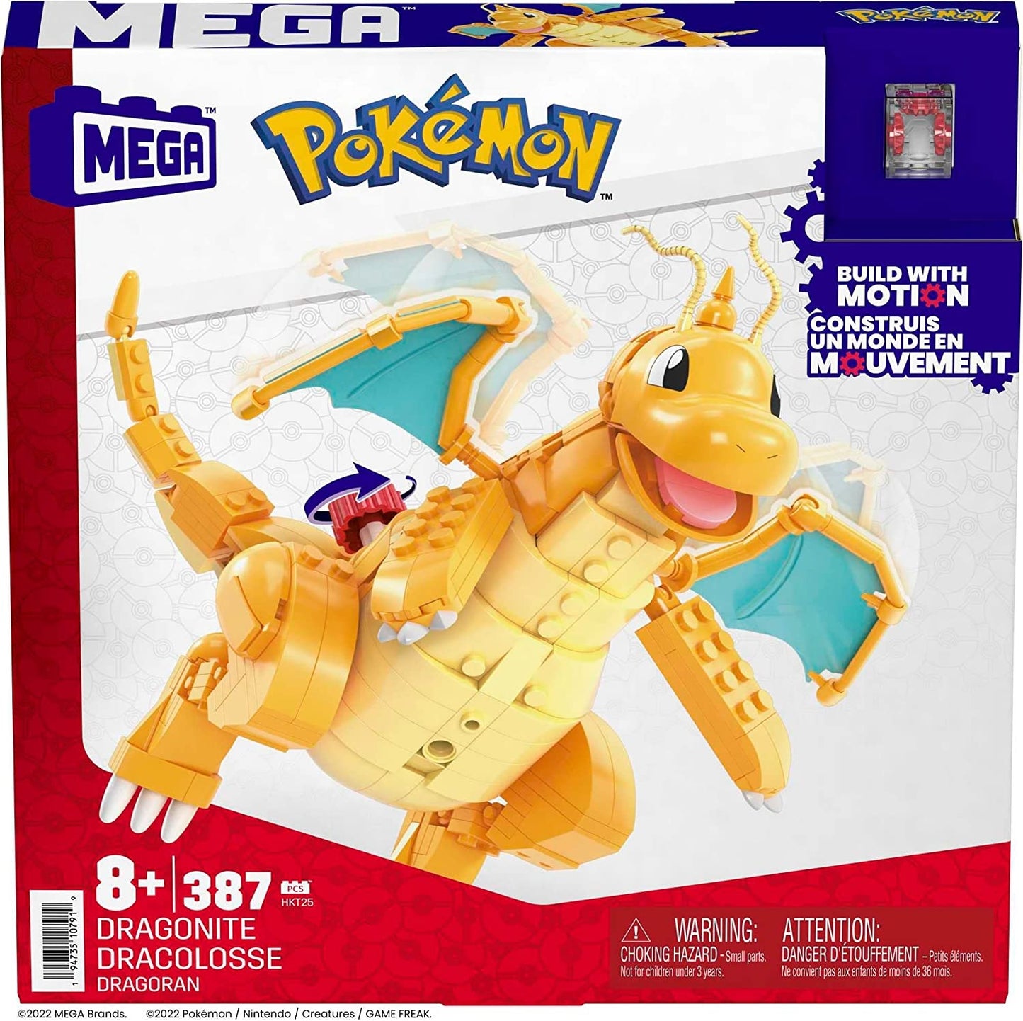 Mega Bloks - Pokemon Adventure Builder - Atom Block Dragonite