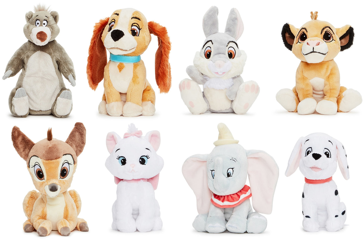 Disney Classics Plush 1 of Dumbo, Marie or Simba selected at random (Plush)