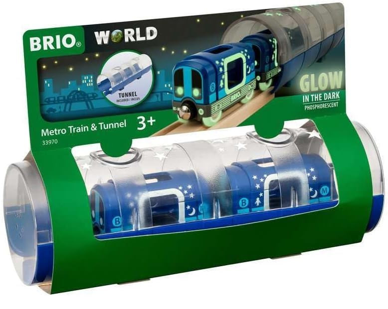 BRIO - Tunnel & Glow in the Dark Metro Train (33970)