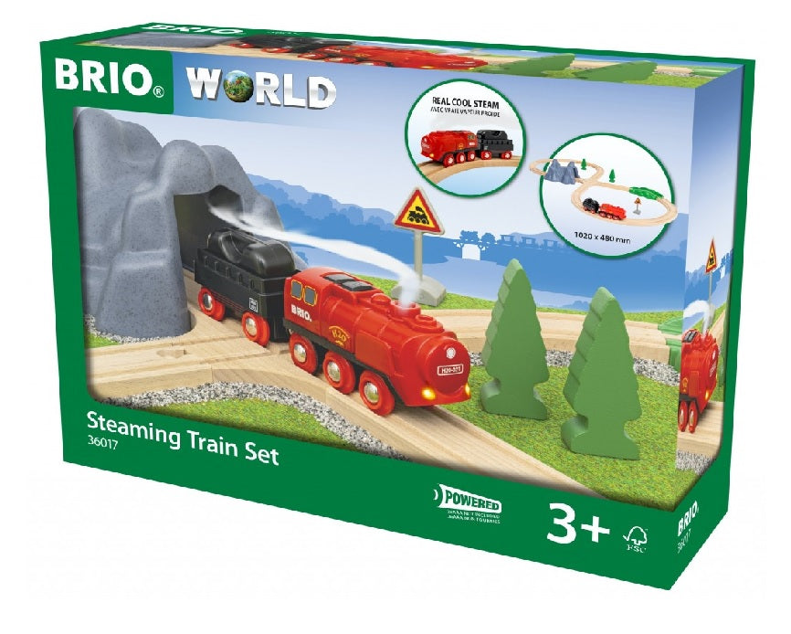 BRIO - Steaming Train Set (36017)