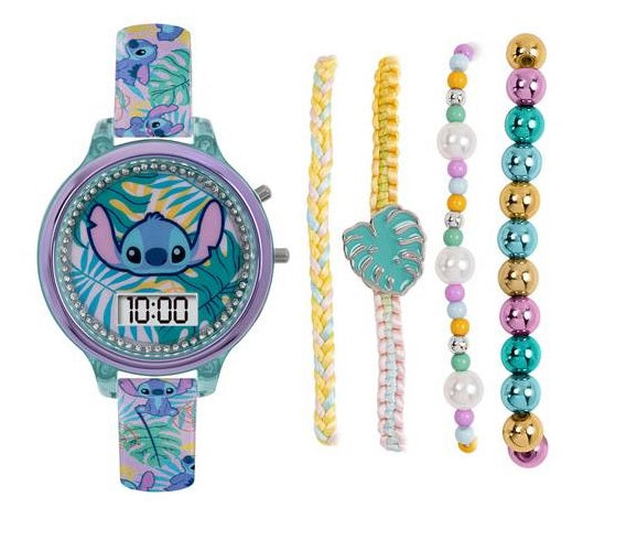 Peers Hardy - Digital Watch And Bracelet Set - Disney Lilo And Stitch