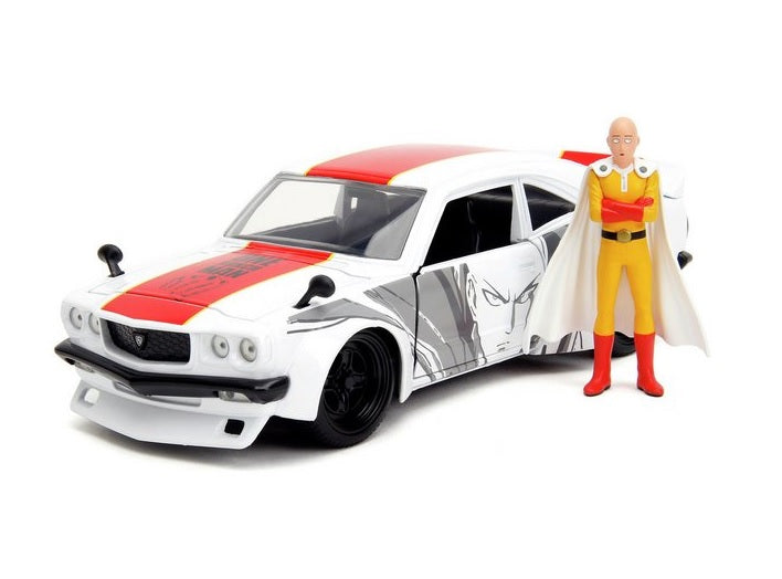 Jada - One Punch Man Mazda RX -3 1 -24 With Figure Die -Cast