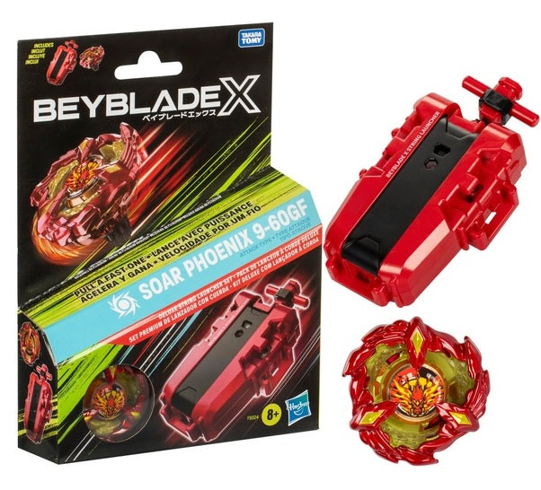 Beyblade X - Deluxe Launcher Set (Soar Phoenix 9-60GF) (Toys)