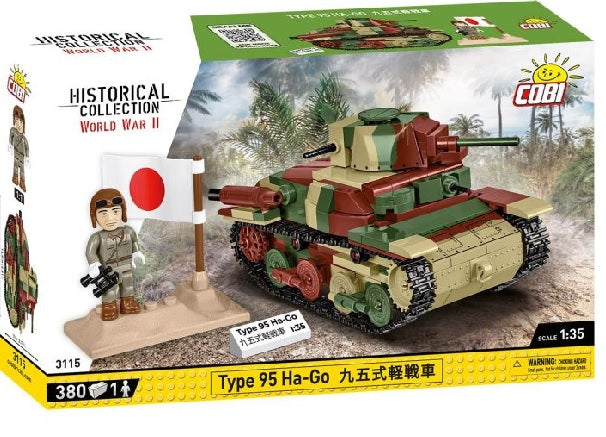 Cobi - World War II - Type 95 Ha -Go Japanese Tank 380KL 380 pcs