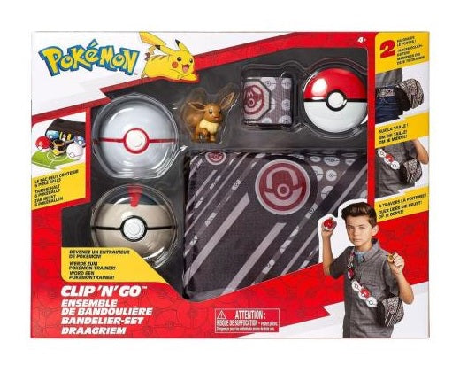 Pokemon - Bandolier Set - Premier Ball & Timer Ball - Eevee US Import1 - Belt - Bag - W4