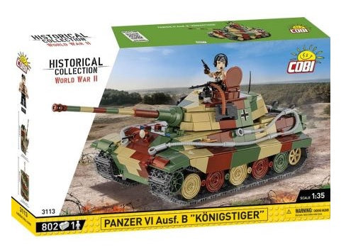 Cobi - World War II - Panzer V1 Ausf.B Konigstiger 802 pcs