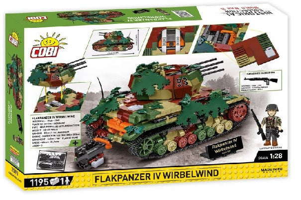 Cobi - World War II - Flakpanzer IV Wirbelwind Executive Edition 1 -195 pcs