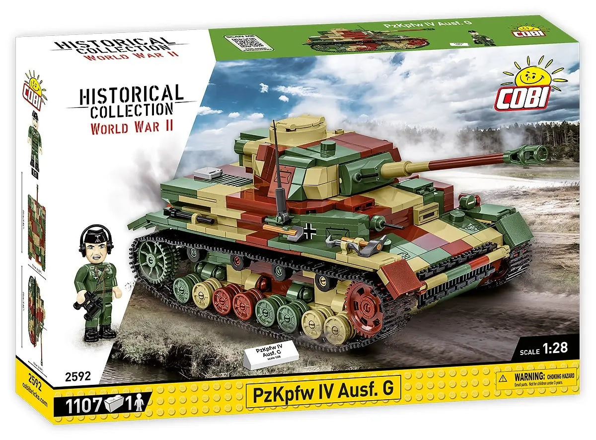 Cobi - World War II - Panzer IV Ausf.G 1107 pcs