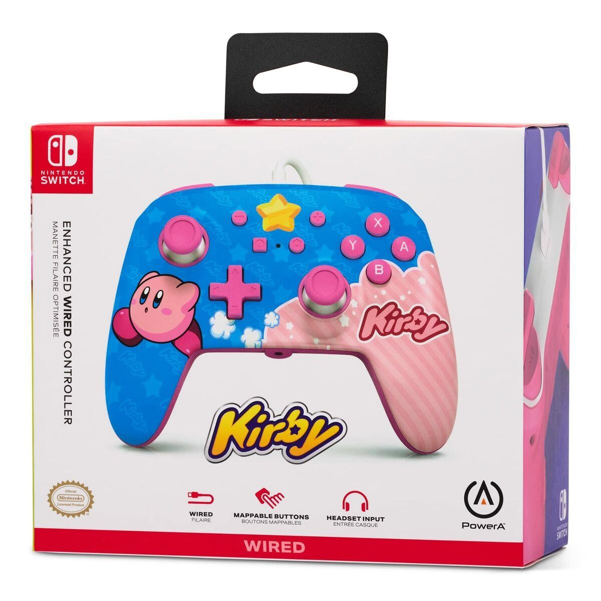 PowerA Enhanced Wired Switch Controller - Kirby (Nintendo Switch)